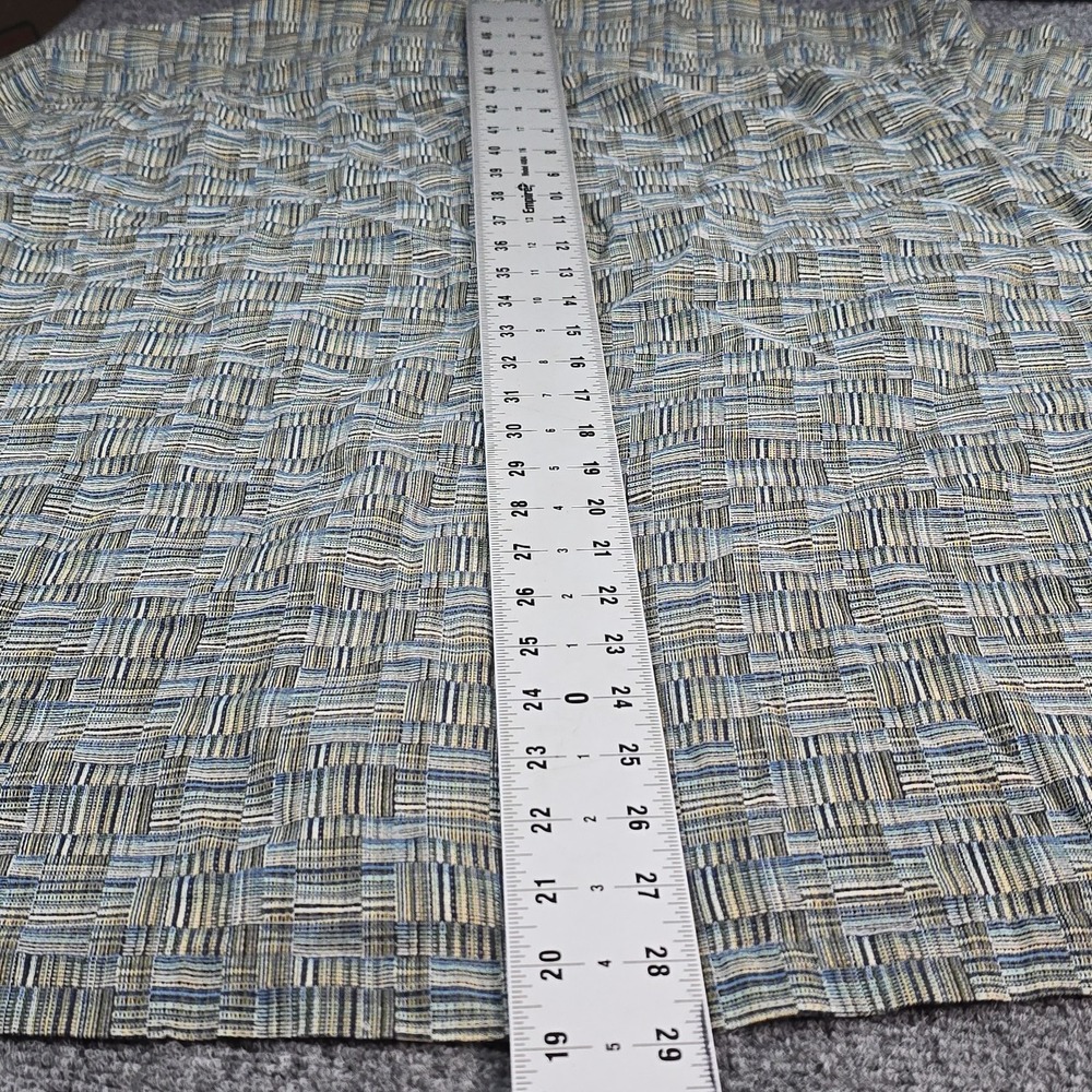 Jhane Barnes XL Geometric Woven Japan Fabric Button Front Shirt Mens‎ Blue - Picture 9 of 10